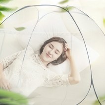 원터치 침대 모기장 바닥겸용 텐트 야외 사각 캐노피 원터치모기장 1인용모기장 아기모기장 모기텐트 접이식모기장 텐트형모기장 범퍼침대모기장 벙, 레이스 블루 1인용