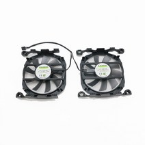 그래픽 카드 냉각 FanCF-12815S DC12V 0.35A 75mm VGA 팬 Inno3D 260 GTX 750ti, 02 WHITE