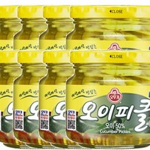 오뚜기 아삭아삭 오이피클 240g 느끼할때먹는 새콤한맛 1개 1세트, 8세트
