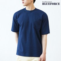 블루포스 남성용 펠다인 반팔티 오버핏 캐주얼 반팔 티셔츠 커플룩 단체복