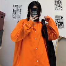 긴소매 솔리드 무지 남자 봄계절 트렌드 캐쥬얼 와이드 루즈핏 카라넥 와이셔츠 건달카리스마 코트 4145593164