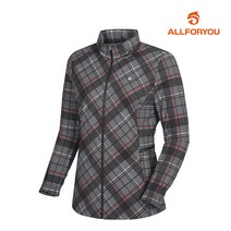[올포유] 여성 폴리 스판 체크 점퍼 AWJUJ5308-199_G