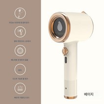 DFMEI 핸드 헬드 교수형 다림질 기계 가정용 소형 전기 다리미 다림질 기계 스팀 의류 휴대용, 오프화이트 [티타늄 골드 패널 + 다림질 후 펴짐]