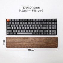 한손키보드 메크로 키보드 게이밍 기계 키보드 60 7 104 단단한 나무 손 나머지 패드 호두 Zelkov 마우스, 08 379X80X19mm, 한개옵션1, 한개옵션2
