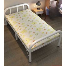 자취생 침대프레임 병원침대 프레임 싱글침대 프레임, 강철 프레임 두꺼운 플레이트 - 길이 190 너비 75