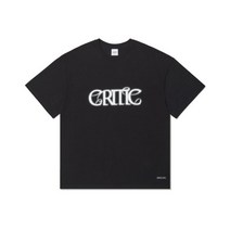 크리틱 Shine 로고 티셔츠 블랙