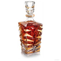 Amerigo Luxurious Golden Whiskey Decanter Set 아메리고 럭셔리우스 골든 위스키 디캔터 850ml