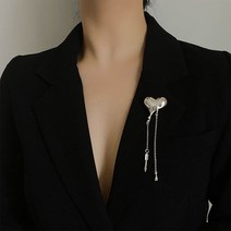 멋진 스타일의 하이 엔드 사랑 체인 정장 액세서리 핀 2021 새로운 패션 장식 브로치