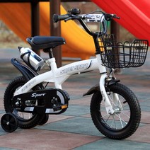 bmx자전거 mbt자전거 성인세발 산악 로드바이크 픽시 자전거 어린이 자전거 12 인치/14 바퀴 소년 멀티 컬, 01 white 18inch