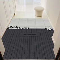 폴라도레 DIY 현관 코일매트 북유럽 발판 베란다 아파트 발코니 바닥매트, 3.120x140센치, 12.웰컴판다