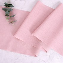 전통포인트양단(동궁인디핑크) 한복원단 테이블보, E1전통포인트양단(동궁인디핑크)180x35