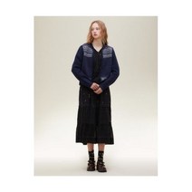 써스데이아일랜드 [여성]소매 케이블 자카드 가디건(T226MCD136W) 395807