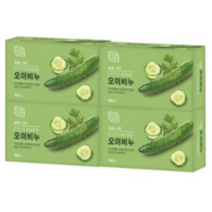 자연미인 오이비누 오이향, 90g, 11개