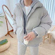 맨즈셀렉터 / 남자 패딩 숏 겨울 웰론 오리털 덕