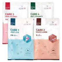 네츄럴랩 케어 기능성 강아지사료 2kg모음, 케어3 강아지사료 피부 알러지 2kg