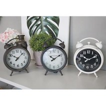 빈티지 인테리어 녹슨 철제 탁상시계 카페 네일샵, 종류_빈티지