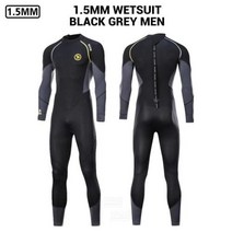 해녀복 해남복 스쿠버 다이빙 슈트 잠수복 네오프렌 수중 카이트 스피어피싱 자켓 바지, MA002 GY Wetsuit Men+L 60-70KG