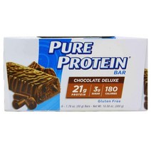 Pure Protein 퓨어 프로틴 초콜릿 딜럭스 1.76oz(50g) 12팩