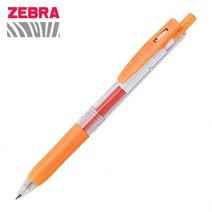 제브라 사라사 클립 중성펜 0.3mm(오렌지) 1다스 오피스 사무용품 수험생