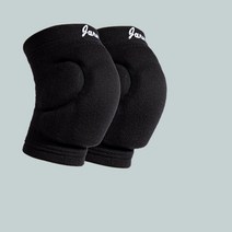 Makone 댄스무릎보호대 남성 여성 배구 충돌 방지 골키퍼 스폰지 쿠션 아대, 검정