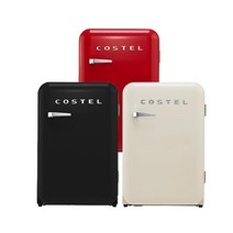 코스텔 107L 모던 레트로 미니 냉장고 CRS-107HA 시리즈, CRS-107HABK_블랙