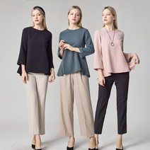 [로코엘라] 달리아 플레어 러플 블라우스