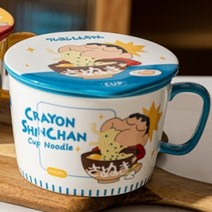 짱구 공식 라이센스 라면기 라면그릇, 블루