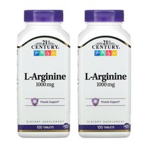 21세기센트리 L-아르기닌 1000mg 타블렛, 100개입, 2개, 100정