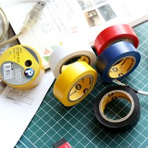 프린텍 10m 고압 전기용 면 고무 난연 절연 전기 전선 보호 검정 배선 정리 테이프, 흑색