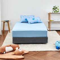 모던하우스 [모던하우스] 키즈베이직 면 방수 매트리스 프로텍터 110X200X35 블루