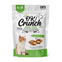 D18 고양이 비스켓 크런치 치킨연어 60g, 6개