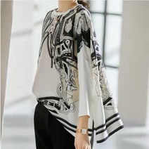 쇼룸 실키 블라우스 마리앤