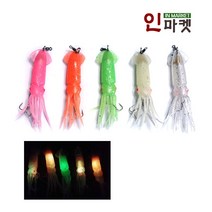 나이트에로우 갈치 볼락 우럭 광어 쭈꾸미 케미장착, 핑크
