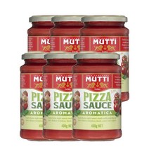 무띠 파르마 피자 소스 아라마티카 400g Mutti Parma Pizza Sauce Aramatica, 6팩