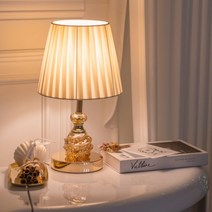 플루토 단스탠드 크리스탈 조명 무드등 침실스탠드 선물추천 신혼집 스탠드조명, 골드