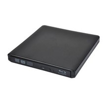 디비디플레이어 CD리더기 씨디롬 외부 Bluray 드라이브 usb 3.0 광학 드라이브 bd-rw 버너 라이터 portatil 외부 blu ray 플레이어 cddvd rw, 검은색