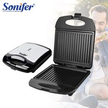 파니니 양면 그릴Sonifer-대형 조리 전기 와플 조리기 1400W 붙지 않는 아이언 팬, 01 Sandwich Maker_01 EU