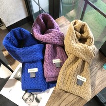 꽈베기 벌집 데일리 겨울 롱 머플러 목도리