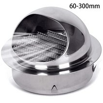 스테인레스 스틸 벽 천장 에어 벤트 덕트 환기 배기 그릴 커버 콘센트 난방 냉각 벤트 캡 방수, 120mm, 협력사