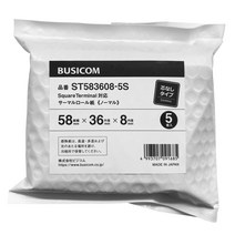 비지콤 순정 서멀 롤지 [미쓰비시 제지·국산] 58 mm폭×외경 36 φ×내경 8 mm 심 없음 노멀 보존 캐쉬리스 결제 단말용 ST583608-5S