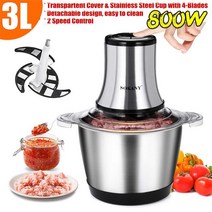 핸드 블렌더 800W 3L 고기 분쇄기 스테인레스 스틸 민서 초퍼 2Speed ​​4Blades 자동 식품 주방 요리 기계 가정용 믹서 388, 협력사