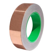 EMI 차폐 스테인드 글라스 납땜 전기 테이프를위한 전도성 구리 테이프, 30mm