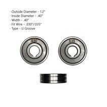 피더기 와이어 피더 송급장치 용접 MIG 용접기용 드라이브 롤러 용품 피드 부품 가스 차폐 그루브, 10.10