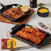 굽네 오븐구이 통삼겹 슬라이스 2종 혼합팩, 150g, 1세트, 볼케이노맛2+갈비천왕맛1
