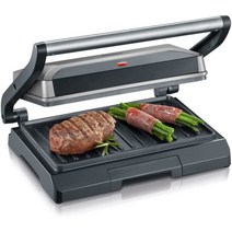 세버린 KG2394 다기능 미니 콤팩트 전기 그릴 팬 800W