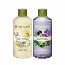 이브로쉐 샤워젤 400ml 2개 (코튼 플라워 미모사 + 라벤더), 단품