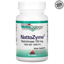 뉴트리콜로지 나토자임 100mg 소프트젤 60개 나토키나제 나토짐, 1개, 60정
