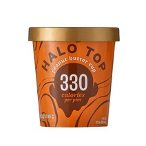헤일로탑 아이스크림 파인트 피넛버터컵 아이 가족간식 컵아이스크림 탕비실 아이간식 473ml 1세트