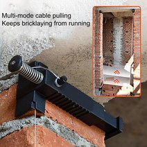 pt아시바 이동식작업대 Pcs Bricklaying Pullers 스프링로드 레벨링 Fixers 엔지니어링 플라스틱 브릭 라인, 01 2pcs