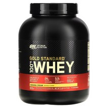 Optimum Nutrition 100% 유청 골드 스탠다드 바나나 크림 5 lbs (2.27 kg), 5 파운드